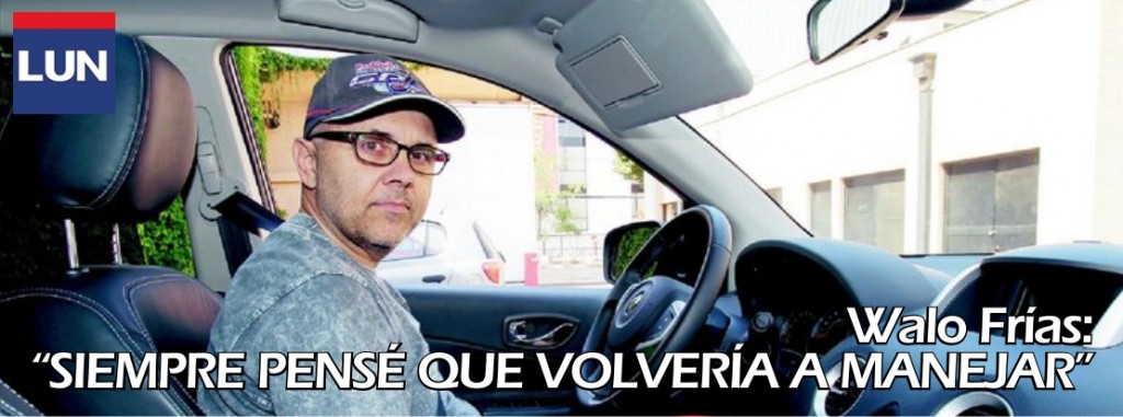 Walo Frías vuelve a conducir con un vehículo adaptado